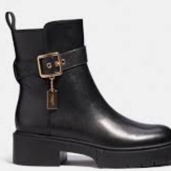 Coach leather platform boots - Picture 4 of 13